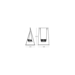 Altalena Lisa Swing Autoportante Promo - Scab Design