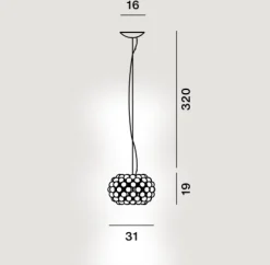 Lampada a sospensione Caboche Plus - Foscarini