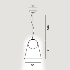 Lampada a sospensione Satellight - Foscarini
