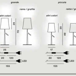 Lampada da tavolo Birdie LED - Foscarini