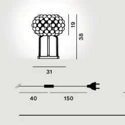 Lampada da tavolo Caboche Plus - Foscarini