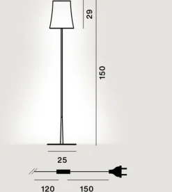 Lampada da terra Birdie Easy - Foscarini
