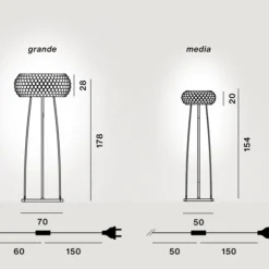 Lampada da terra Caboche Plus - Foscarini