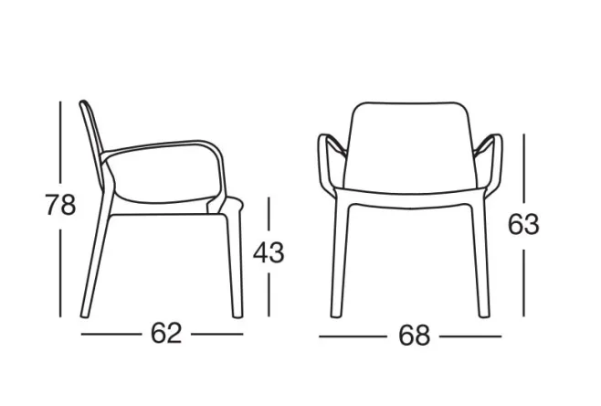 Poltroncina Ginevra Lounge - Scab Design