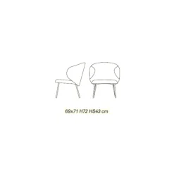 Poltroncina Tuka Lounge Outdoor - Connubia