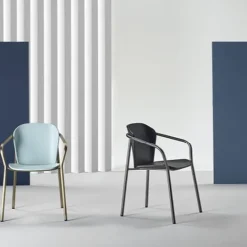 Sedia Finn Metal Wood - Scab Design