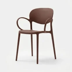 Sedia impilabile con braccioli Abby - Connubia