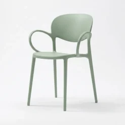Sedia impilabile con braccioli Abby - Connubia
