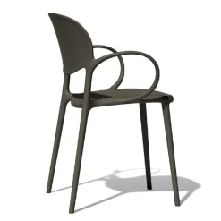 Sedia impilabile con braccioli Abby - Connubia