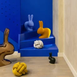 Sedia Rabbit Baby Velvet - Qeeboo