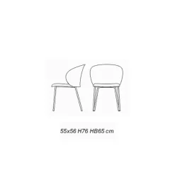 Sedia Tuka Outdoor - Connubia
