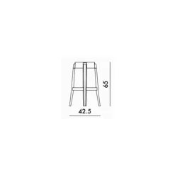 Sgabello Charles Ghost - Kartell