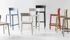 Sgabello Fisso Skin - Calligaris