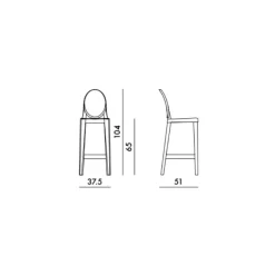 Sgabello One More - Kartell