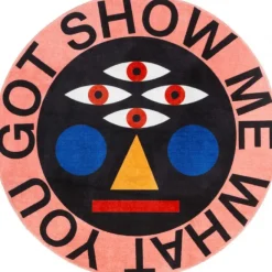 Tappeto Oggian Show Me Round - Qeeboo