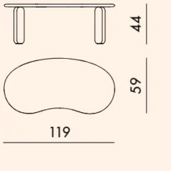 Tavolini Undique Mas - Kartell