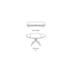Tavolino Trasformabile Globe Promo - Ozzio Italia