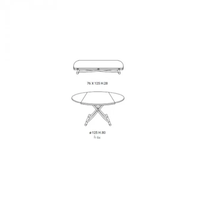 Tavolino Trasformabile Globe Promo - Ozzio Italia