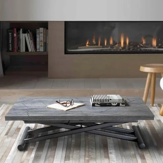 Tavolino trasformabile Lift Wood - Pozzoli