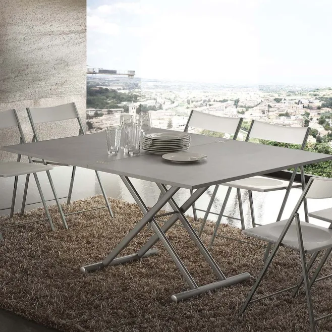 Tavolino trasformabile Lift Wood - Pozzoli