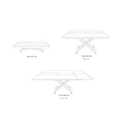 Tavolino Trasformabile More&More - Easyline