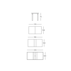 Tavolo Allungabile Per 3 - Scab Design
