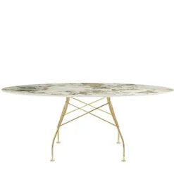 Tavolo Glossy Marmo Ovale - Kartell