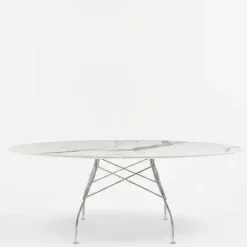 Tavolo Glossy Marmo Ovale - Kartell
