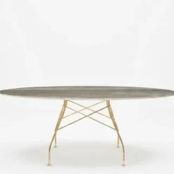 Tavolo Glossy Marmo Ovale - Kartell
