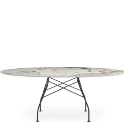 Tavolo Glossy Marmo Ovale - Kartell
