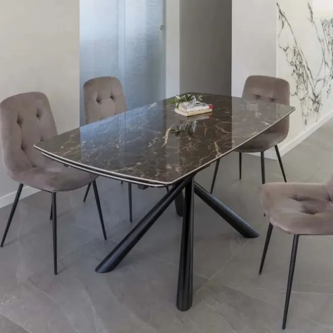 Tavolo in ceramica allungabile Morfeus - Pozzoli