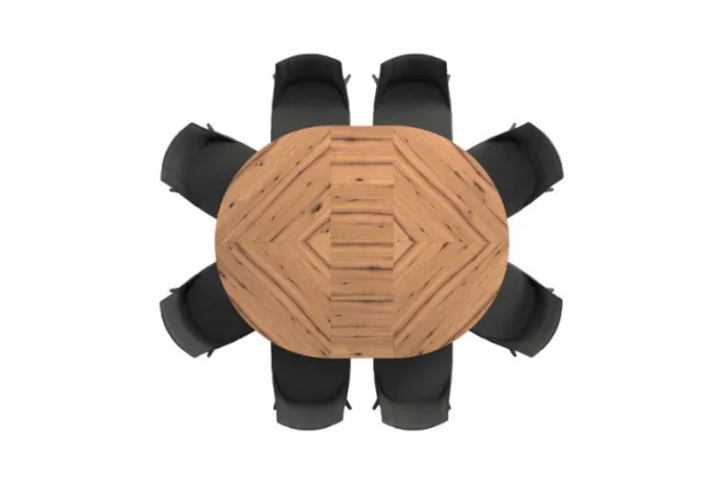 Tavolo Rotondo Allungabile Big Round - Ozzio Italia