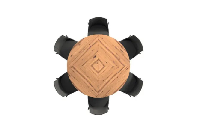 Tavolo Rotondo Allungabile Big Round - Ozzio Italia
